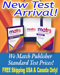 New Test Arrivals - MATRS