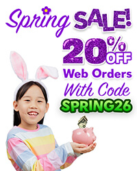 Spring Sale - 20% Off Web Orders