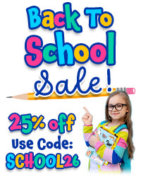 25% Off Back to School Sale - Use Code: SCHOOL26