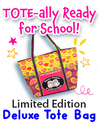 Get Tote-ally Ready for School with the Super Duper Deluxe Tote Bag Designed by Sharon G. Webber