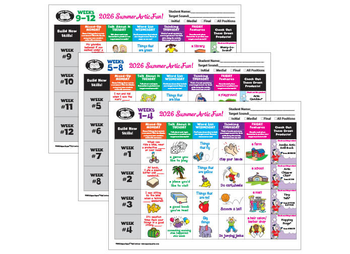 2026 Summer Artic Calendars