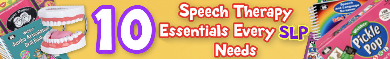 10 Speech Therapy Essentials Every SLP Needs