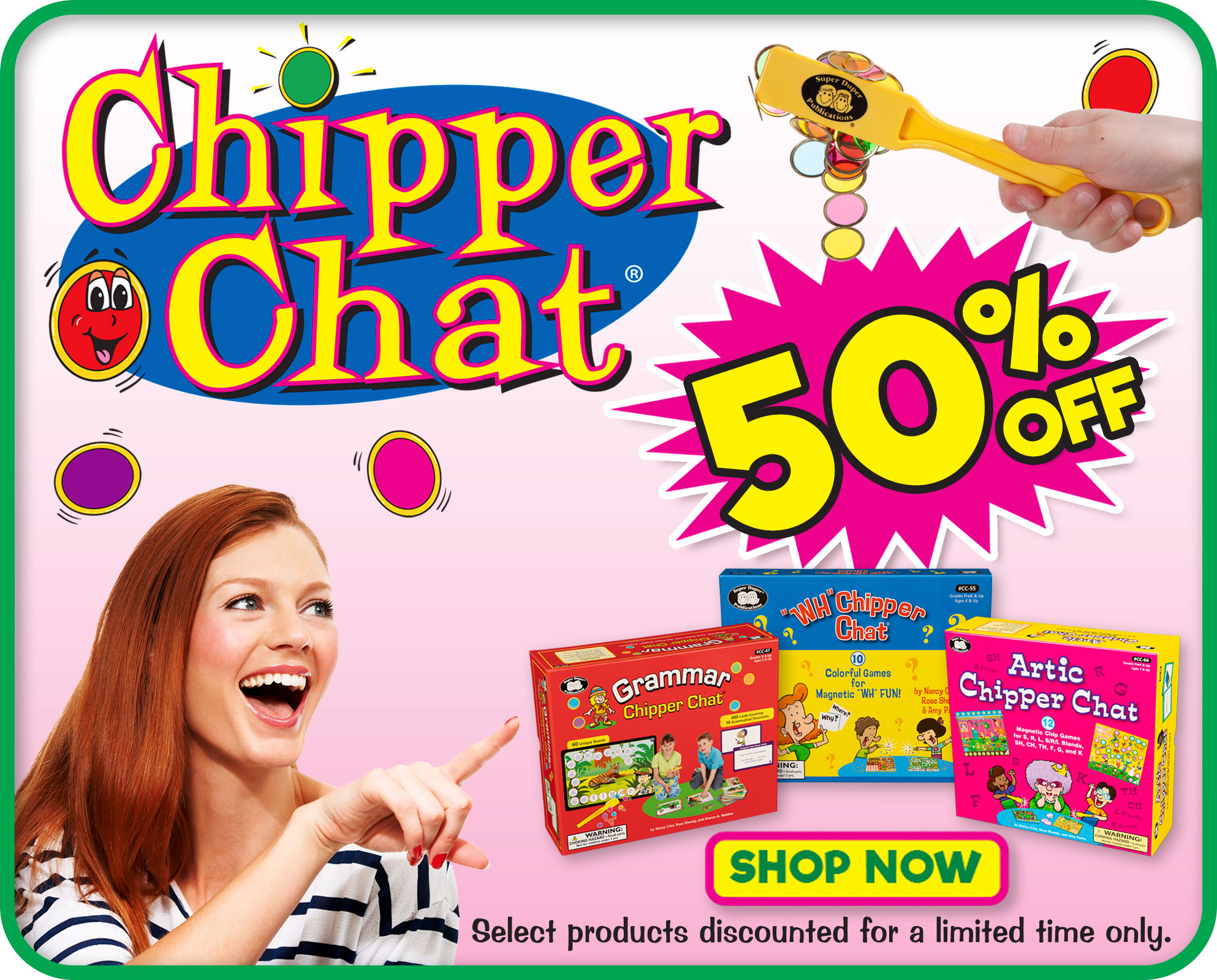 50% Off Select Chipper Chats